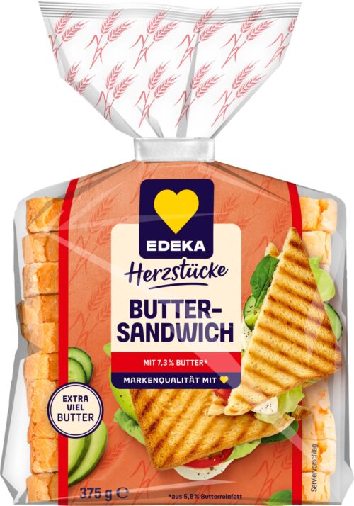 EDEKA Herzstücke Buttersandwich 375g
