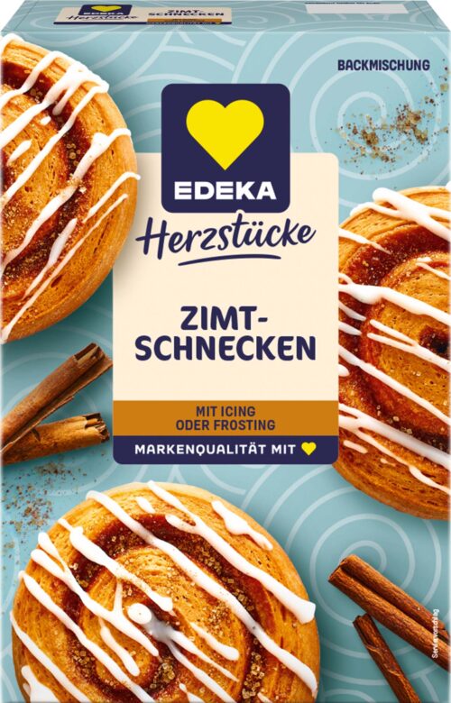 EDEKA Herzstücke Backmischung Zimtschnecken 567g