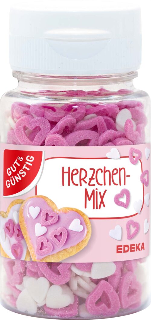 Gut & Günstig Streudekor Herzen 57g