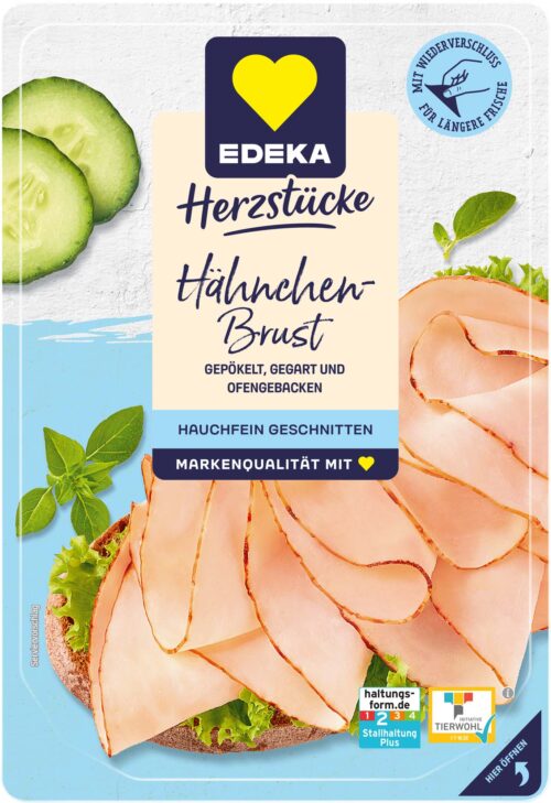 EDEKA Herzstücke Hähnchenbrust ofengebacken 100g