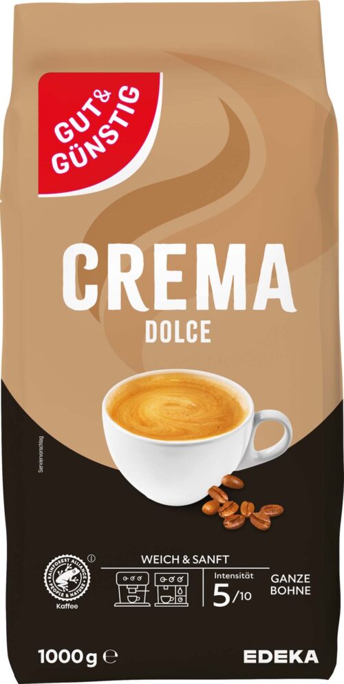 Gut & Günstig Caffè  Crema 1kg