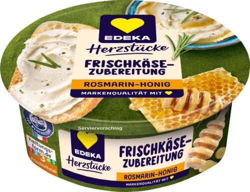 EDEKA Herzstücke Frischkäsezubereitung Rosmarin-Honig 150g