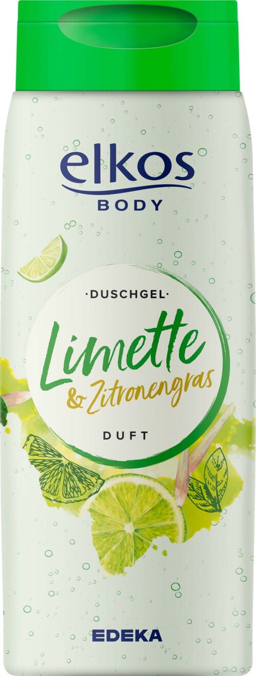 EDEKA elkos Duschgel Limette & Zitronengras 300ml