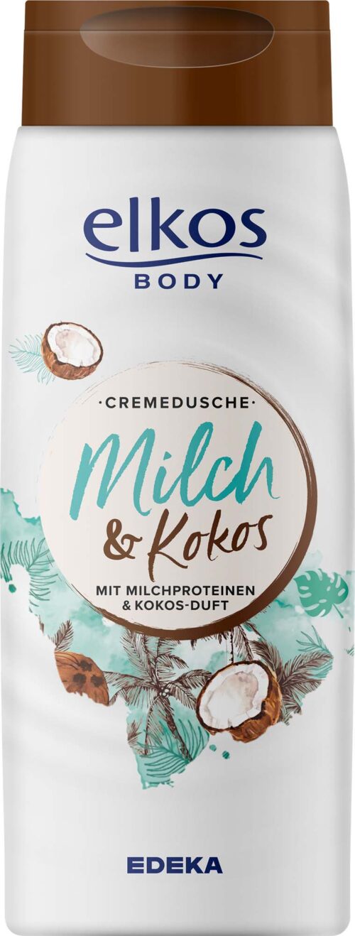 EDEKA elkos Duschcreme Milch & Kokos 300ml