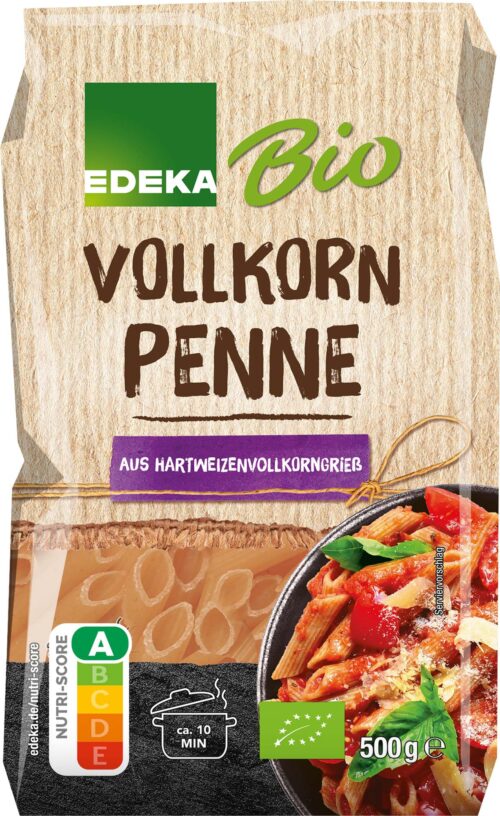 EDEKA Bio Penne Vollkorn 500g