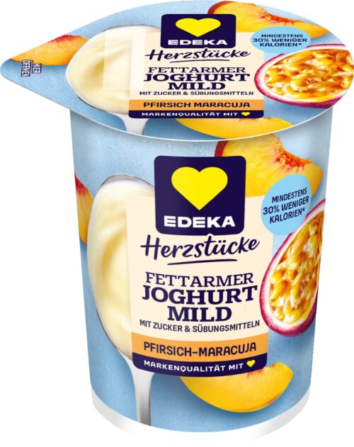 EDEKA Herzstücke Fettarmer Fruchtjoghurt 1,5% Pfirsich-Maracuja 250g