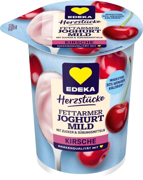 EDEKA Herzstücke Fettarmer Fruchtjoghurt 1,5% Kirsche 250g