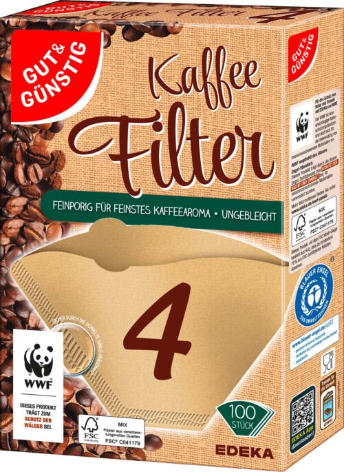 Gut & Günstig Kaffeefilter Gr. 4 100St