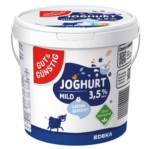 Gut & Günstig Joghurt mild 3,5% 1kg