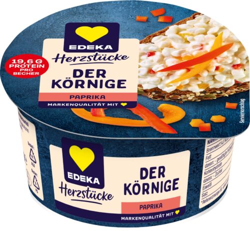 EDEKA Herzstücke Körniger Frischkäse mit Paprika 20% 200g