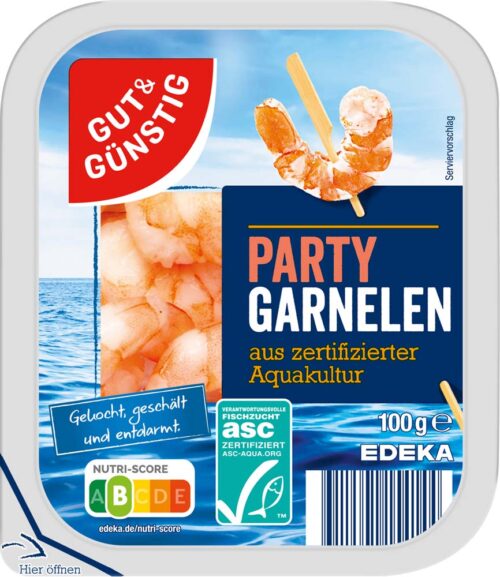 Gut & Günstig Party Garnelen 100g