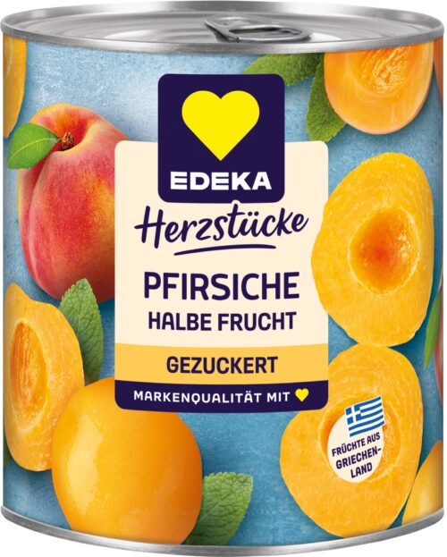 EDEKA Herzstücke Pfirsiche halbe Frucht 820g
