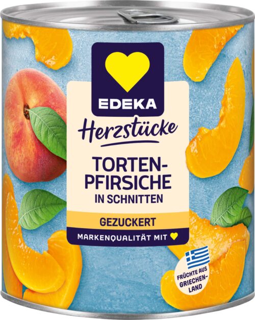EDEKA Herzstücke Tortenpfirsiche 820g