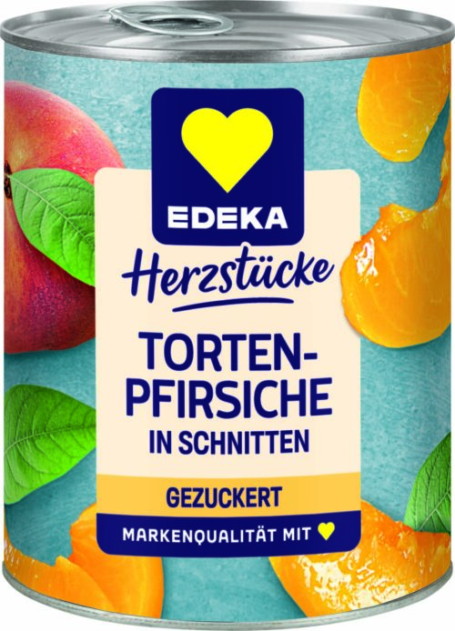 EDEKA Herzstücke Tortenpfirsiche 225g