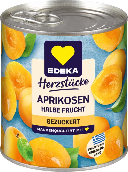 EDEKA Herzstücke Aprikosen, halbe Frucht 820g
