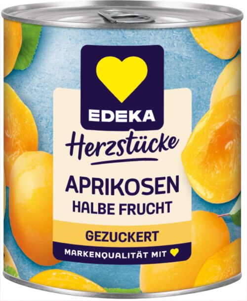 EDEKA Herzstücke Aprikosen, halbe Frucht 225g