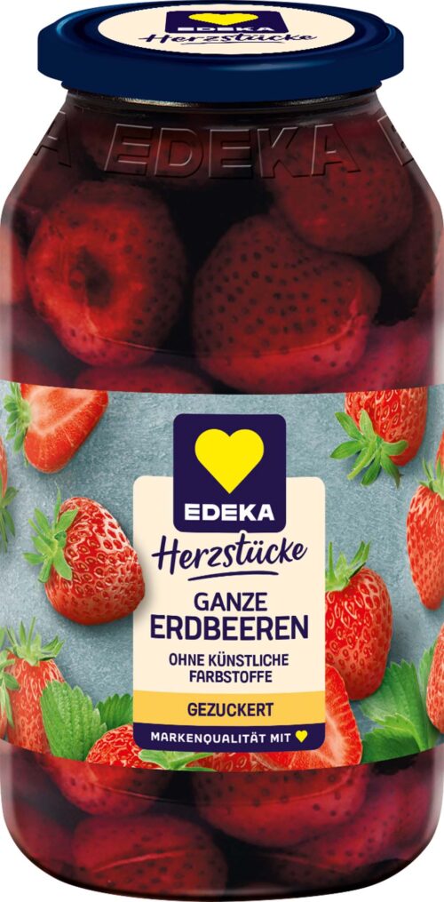 EDEKA Herzstücke Erdbeeren 680g