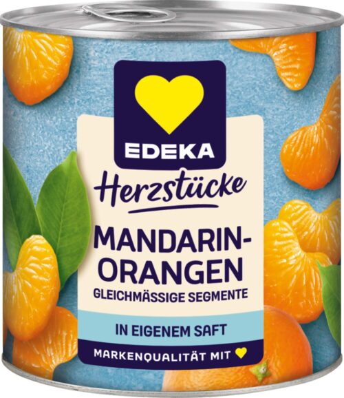 EDEKA Herzstücke Mandarin Orangen ohne Zucker 300g