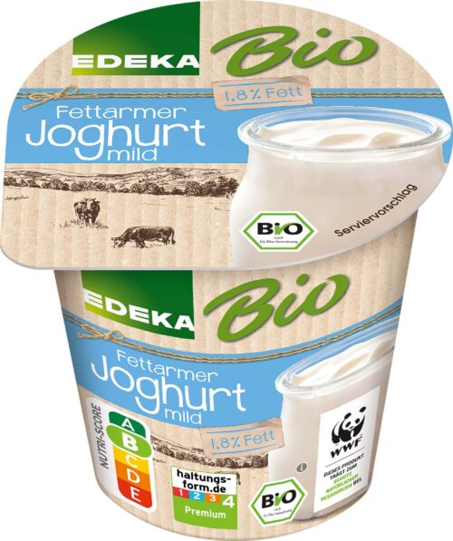 EDEKA Bio Joghurt mild 1,8% 500g