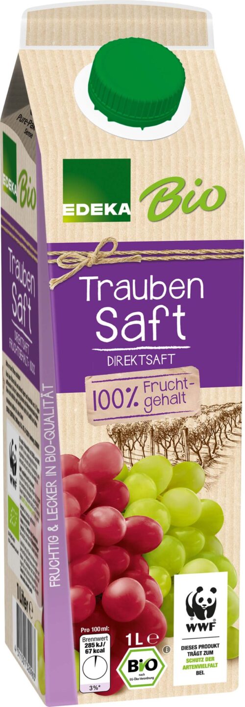 EDEKA Bio Trauben Saft 1l