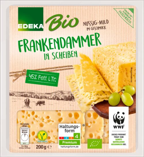 EDEKA Bio Frankendammer in Scheiben 45% 200g