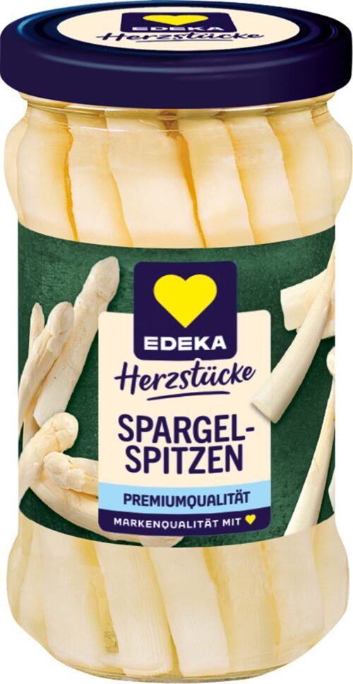 EDEKA Herzstücke Spargel-Spitzen weiß geschält 280g