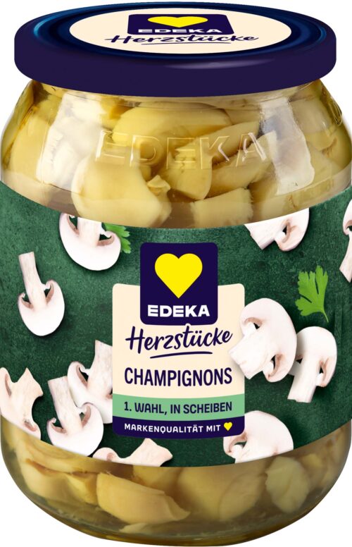 EDEKA Herzstücke Champignons Scheiben 1. Wahl 280g