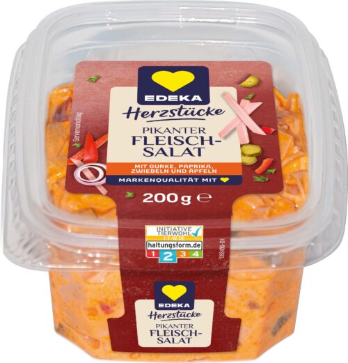 EDEKA Herzstücke Pikanter Fleischsalat 200g