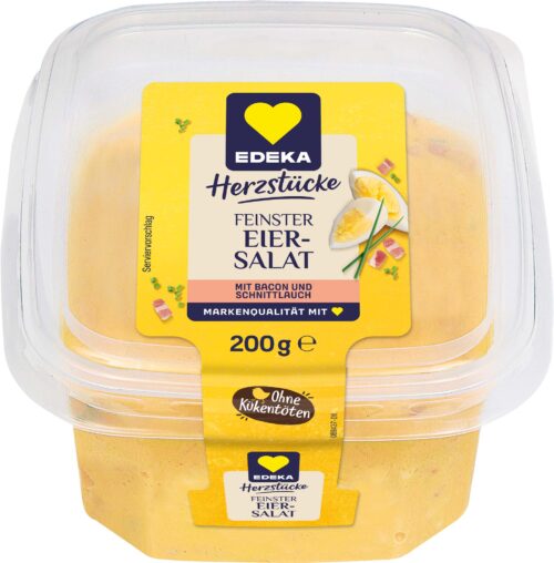 EDEKA Herzstücke Eiersalat mit Bacon 200g