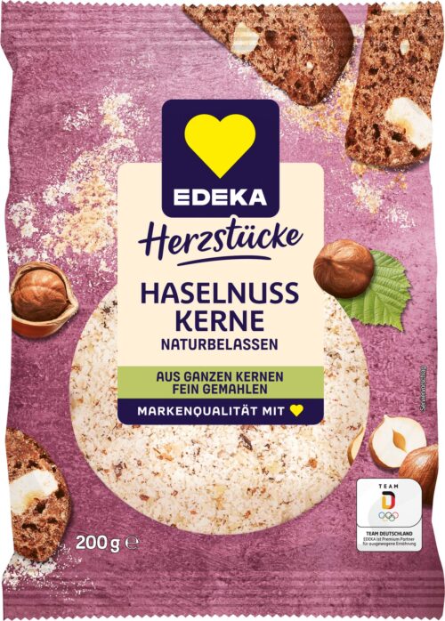 EDEKA Herzstücke Haselnusskerne gemahlen 200g
