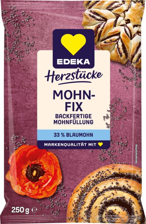 EDEKA Herzstücke Mohnfix 250g