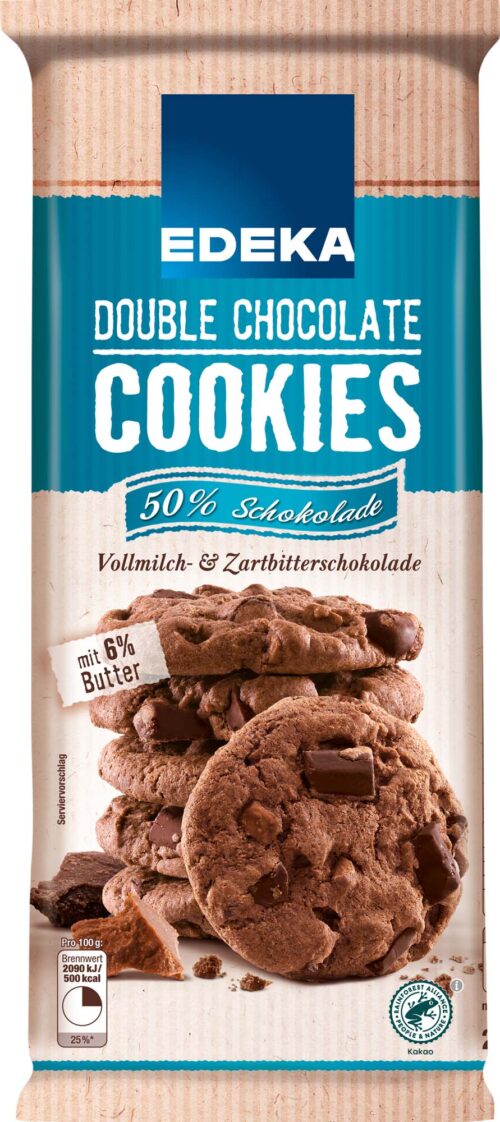 4311501365014 EDEKA Double Chocolate Cookies 200G