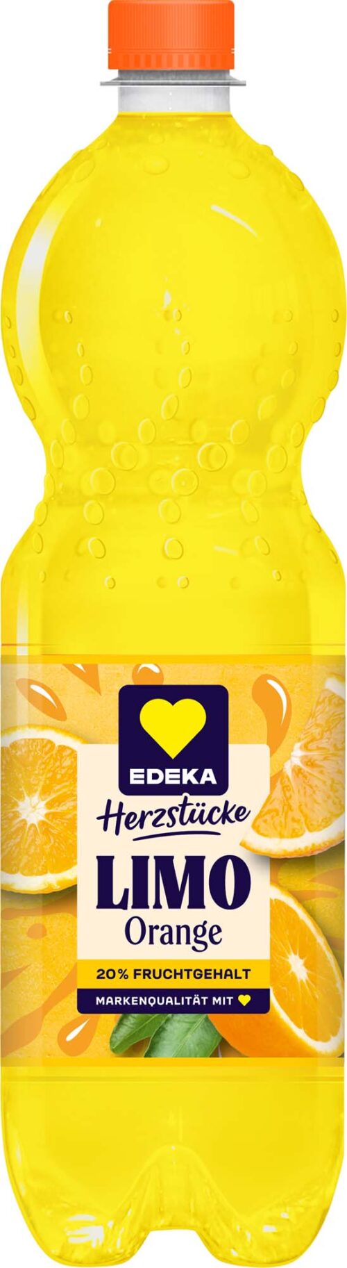 EDEKA Herzstücke Limonade Orange 1l