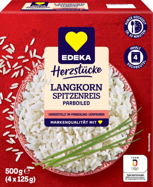 EDEKA Herzstücke Langkorn Spitzenreis Parboiled lose 500g