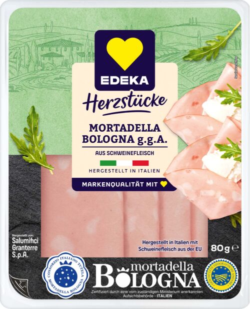EDEKA Herzstücke Mortadella Bologna g.g.A. 80g