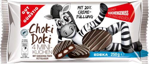 Gut & Günstig Choki Doki gefüllte Mini-Kuchen 250g