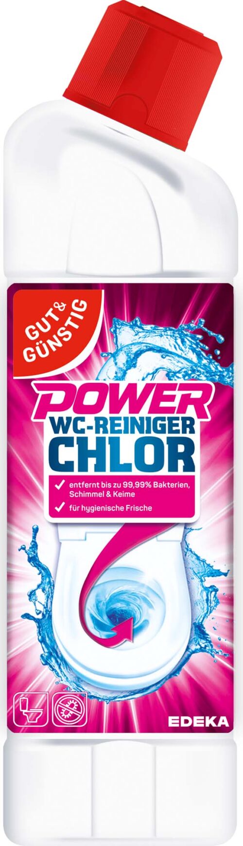 Gut & Günstig WC-Reiniger Chlor 750ml