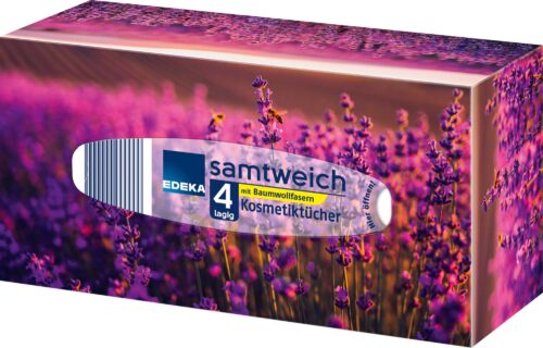 EDEKA Kosmetiktücher samtweich 4lagig 80 Blatt