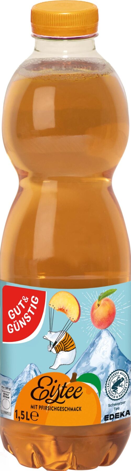 Gut & Günstig Eistee Pfirsich 1,5l