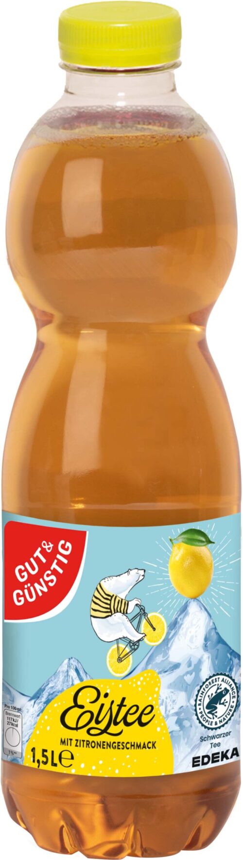 Gut & Günstig Eistee Zitrone 1,5l
