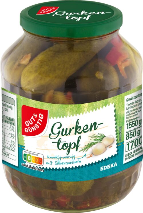 Gut & Günstig Gurkentopf 1550g