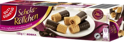 Gut & Günstig Schoko Röllchen zartbitter 125g