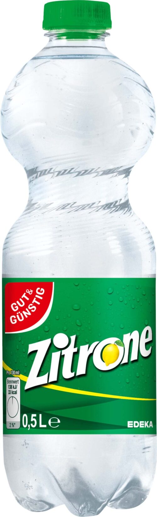 Gut & Günstig Zitronenlimonade 0,5l