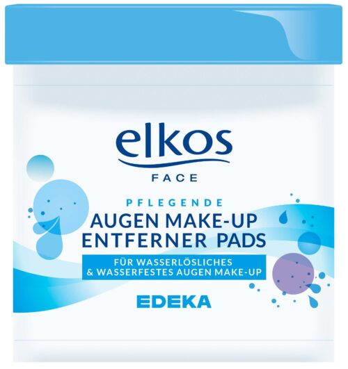 EDEKA elkos Augen Make-up Entferner Pads 100ST