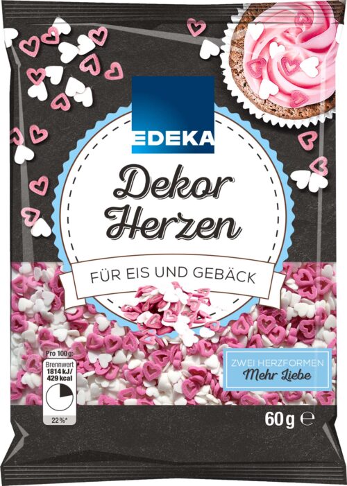 4311501430248 EDEKA Dekor Herzen 60g