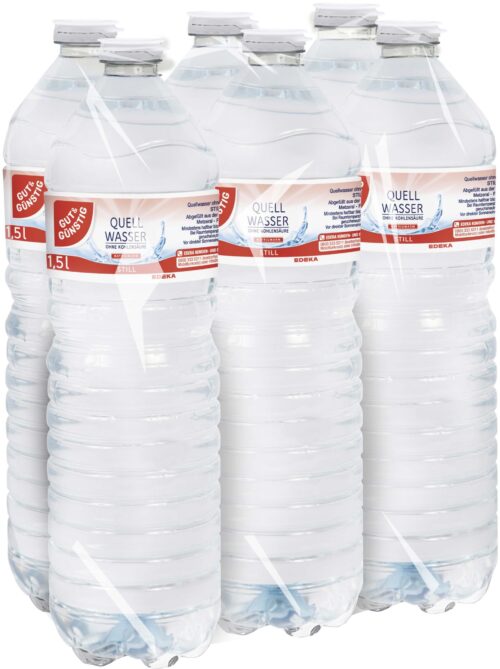Gut & Günstig Quellwasser Still 6x1,5l
