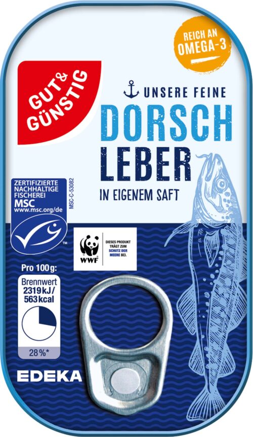 Gut & Günstig Dorsch Leber 121g