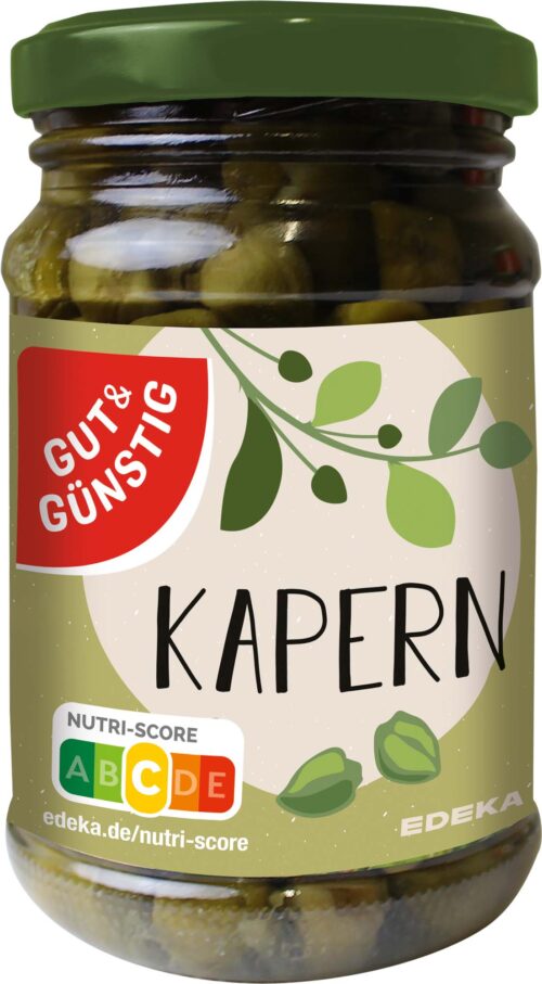 Gut & Günstig Kapern in Essig 90g