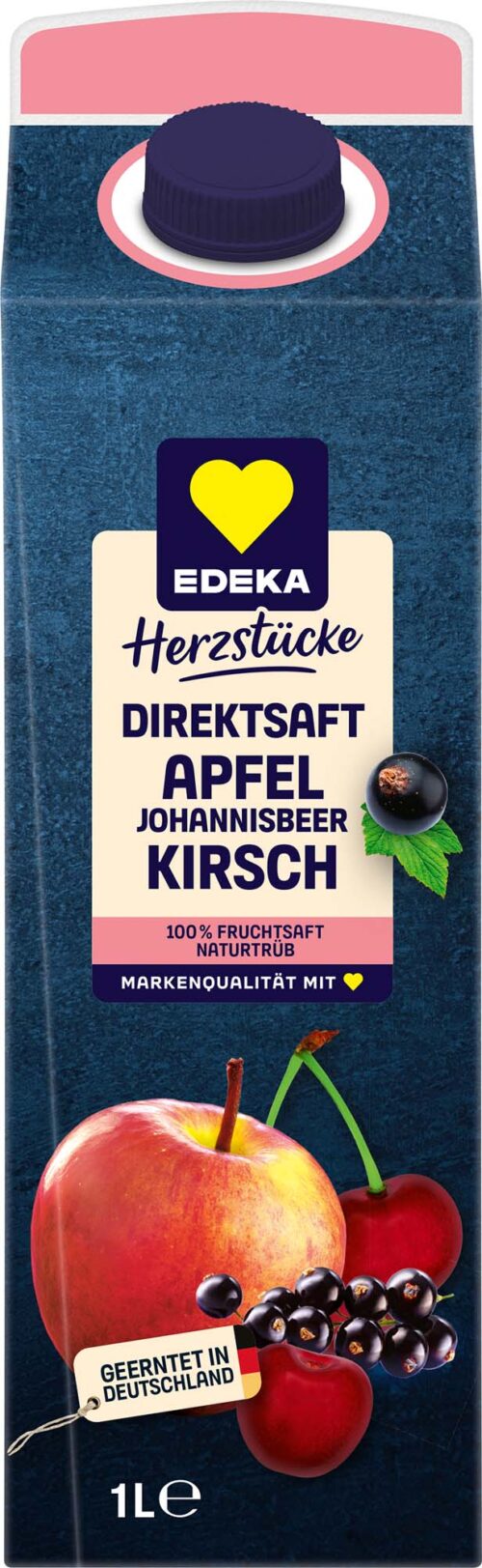 EDEKA Herzstücke Direktsaft Apfel Johannisbeer Kirsch 1l