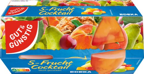 Gut & Günstig 5-Fruchtcocktail 4x120g